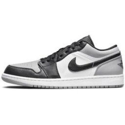 Baskets Nike Air Jordan 1 Low Shadow Toe Gris