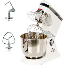 Prismafood iLine MZPL007 - Batteur mélangeur planétaire à vitesse variable - Cuve en inox 7 litres