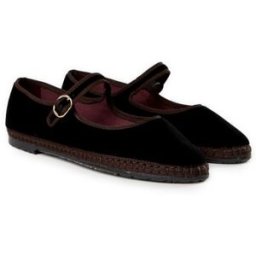 Flabelus Ballerines à boucle en coton mélangé