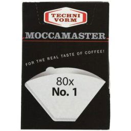 Filtres à café en papier adaptés aux cafetières Moccamaster cup-one (85090)