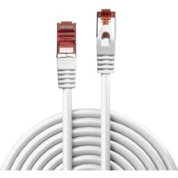 LINDY 47386 RJ45 Câble réseau, câble patch CAT 6 S/FTP 5.00 m blanc 1 pc(s)