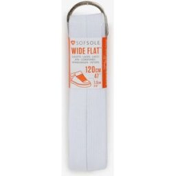 Sofsole Lacet Plat Large 120cm blanc tu unisex