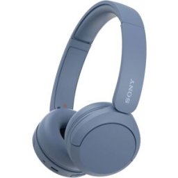 Sony WH-CH520 Micro-casque supra-auriculaire Bluetooth Stereo bleu Suppression du bruit du microphone affichage de la charge de la batterie, micro-casque,