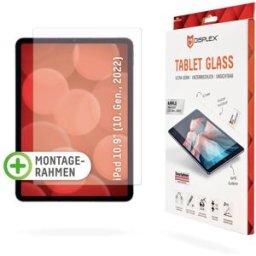 DISPLEX Tablet Glass Verre de protection décran Apple iPad 10.9 (10. Gen, 2022) 1 pc(s) anti-traces de doigts, résistant aux éraflures 01754
