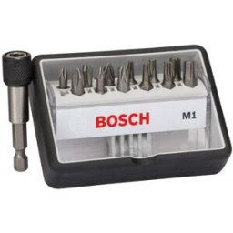 Bosch Coffret de 12+1 embouts de vissage Robust Line M PH/PZ/T, version Extra Hard