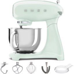 SMEG Full Color Vert pastel - Batteur mélangeur planétaire - Cuve Inox de 4,8 litres