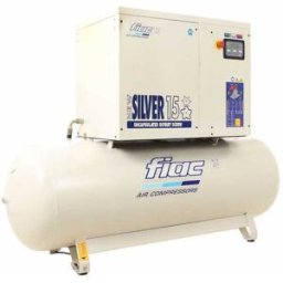 Fiac New Silver 15/500 - Compresseur rotatif triphasé à vis silencieux - Moteur 15 HP