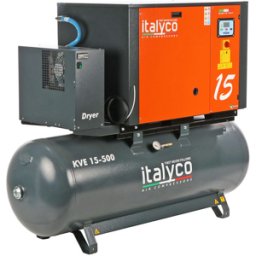 Italyco KVE 15/500 Premium - Compresseur rotatif à vis - Pression max 10 bar