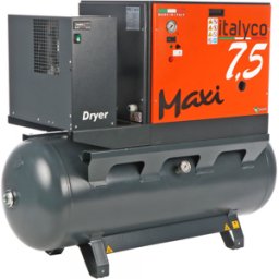 Italyco Maxi 8/270 D - Compresseur rotatif à vis - Pression max 10 bar