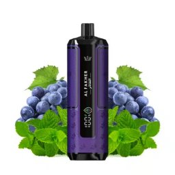 Puff Al Fakher Hyper Max 30k 6% – Grape Mint (100% légale)