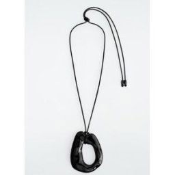 COS Collier À Pendentif Fondu Noir One Size female