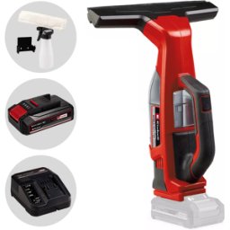 Einhell BRILLIANTO - Nettoyeur de vitres à batterie - aspire résidu humide - 18V/2,5Ah