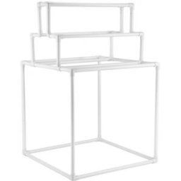 VEVOR Porte-serviettes, 8 barres, support de serviette d'extérieur en PVC, porte-serviettes sur pied de piscine, organisateur de séchage de couettes, pour bord de la piscine, salle de bain, spa, blanc