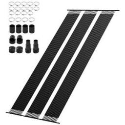 VEVOR Système Chauffage Solaire de Piscine, 1235x7340 mm, Chauffe-piscine Solaire Universel en PEHD, Résistant aux Intempéries, avec Accessoires, pour Chauffer Eau de Piscines Hors Sol et Creusées