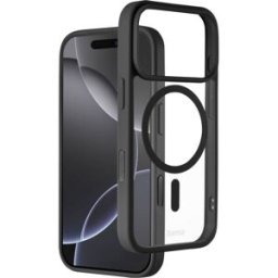 Hama Coque Apple iPhone 17 Pro noir compatible avec MagSafe, chargement par induction 00232404