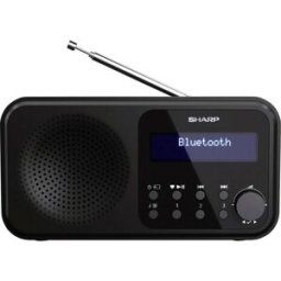 Sharp DR-P420 Radio de table DAB+, DAB, FM Bluetooth, USB fonction réveil noir