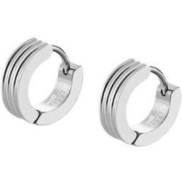 Bijoux piercing Lotus Boucles d'oreilles créoles homme Style Blanc
