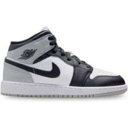 Baskets montantes enfant Nike Air Jordan 1 Mid (Gs) Blanc