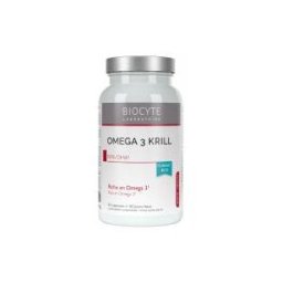 Biocyte Longevity Omega 3 Krill 90 Unités - Pot 90 capsules