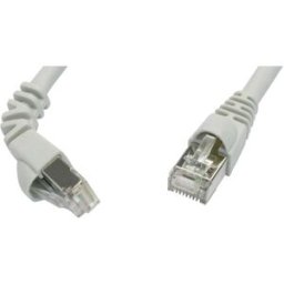Telegärtner 100008669 RJ45 Câble réseau, câble patch CAT 6a S/FTP 5.00 m gris ignifuge, avec cliquet dencastrement 1 pc(s)