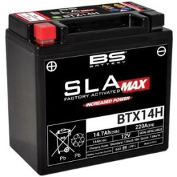 Batterie BS Battery BTX14H 12V 14,7Ah SLA MAX activée usine