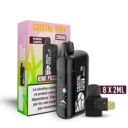 Cristal Puff 28K — Kiwi Passion (100% Légale)