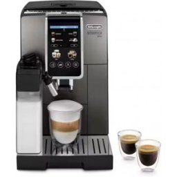 DeLonghi Machines a café - Machine a café automatique Dinamica Plus, argent ECAM380.85.SB