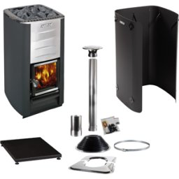 Pack complet Poêle à bois Harvia M3 pour sauna