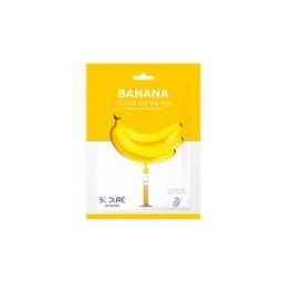Jkosmec 5C Cure Essence Intensive Masque Tissu à la Banane 25 ml - Sachet 1 masque en tissu