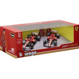 Bburago F1 Ferrari SF-24 ´24 2er-Set 1:43 Modèle réduit de voiture