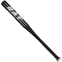 Batte de baseball 51cm en aluminium noir résistant bâton