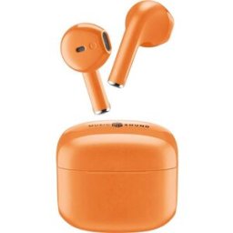 Cellular Line Oreillette Bluetooth, sans fil orange boîtier de charge