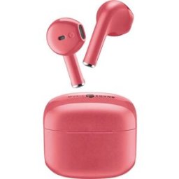 Cellular Line Oreillette Bluetooth, sans fil rose boîtier de charge