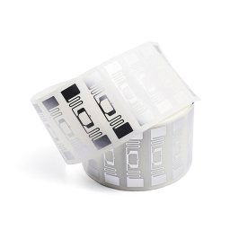 Étiquettes autocollantes NFC avec puce NTAG213, étiquettes RFID UHF à incrustation humide, taille : 73 x 21 mm