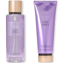 Lot de Brume et Lait pour le Corps - Love Spell