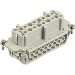 HARTING 09330162711 Insert femelle Han® E 16 + PE raccord à vis 1 pc(s) Piece