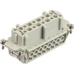 HARTING 09330162701 Insert femelle Han® E 16 + PE raccord à vis 1 pc(s) Piece
