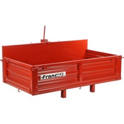 Francini P 130 - Benne de chargement pour tracteur - Basculante - 3 Ridelles ouvrables