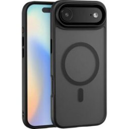 Renkforce RF-6830724 Coque arrière Apple iPhone Air noir, transparent compatible avec MagSafe, chargement par induction RF-6830724