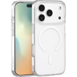 Renkforce RF-6830718 Coque arrière Apple iPhone 17 Pro transparent compatible avec MagSafe, chargement par induction RF-6830718