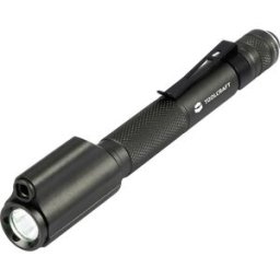 TOOLCRAFT Lampe stylo Avec pointeur laser rouge avec clip ceinture;à pile(s);150 lm 1.16 h;57 g