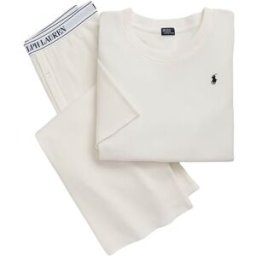 Polo Ralph Lauren Ensemble pyjama en coton gaufré mélangé