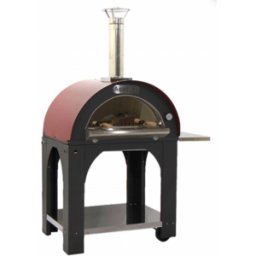 AgriEuro TOP-LINE Four à pizza à bois d'extérieur Cibus Red - 4 pizzas