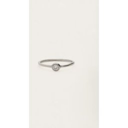 Bague minimaliste basique avec strass ronds My Jewellery femme