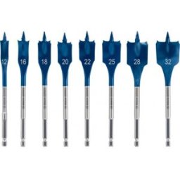 Bosch Coffret de 8 meches plates EXPERT Self Cut Speed, 2608900335
