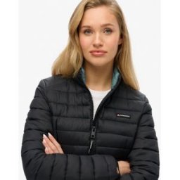 Superdry Femme Doudoune Fuji Lite Noir Taille: 38
