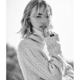 Superdry Femme Pull en Maille Torsadée à col Roulé Cream Taille: 42