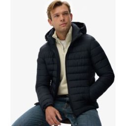 Superdry Homme Doudoune Fuji à Capuche Navy Taille: XL