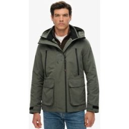 Superdry Homme Coupe-vent à Capuche Brodé Ultimate Dark Grey Taille: Xxl