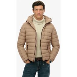 Superdry Homme Doudoune Fuji à Capuche Beige Taille: XL